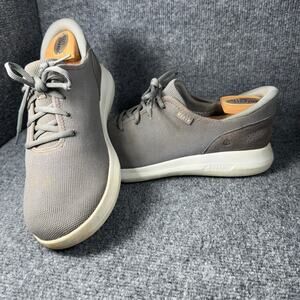 Kizik Madrid Eco Knit Shoes Women's 10.5 Men's 9 Gray Lace Up Casual